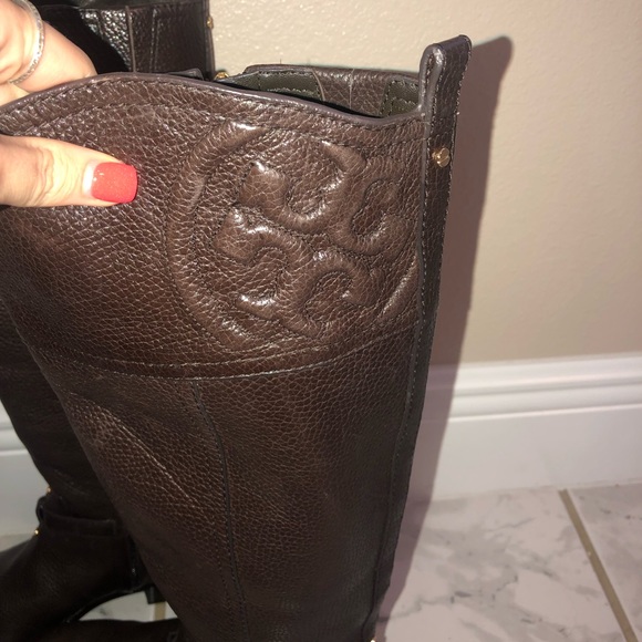 Authentic Tory Burch Marlene Riding Boots - Picture 2 of 6